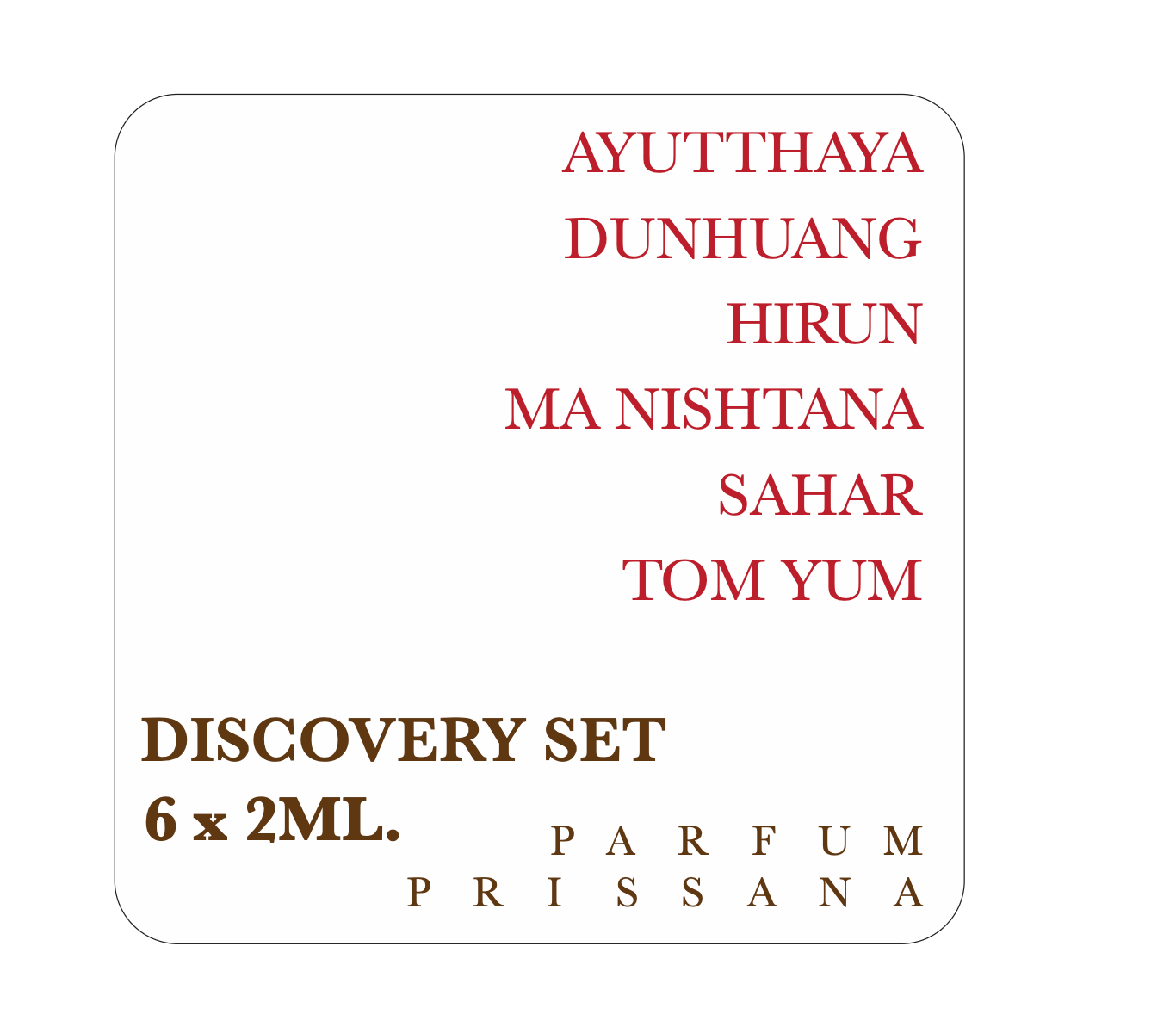 PRISSANA Discovery set No.1
